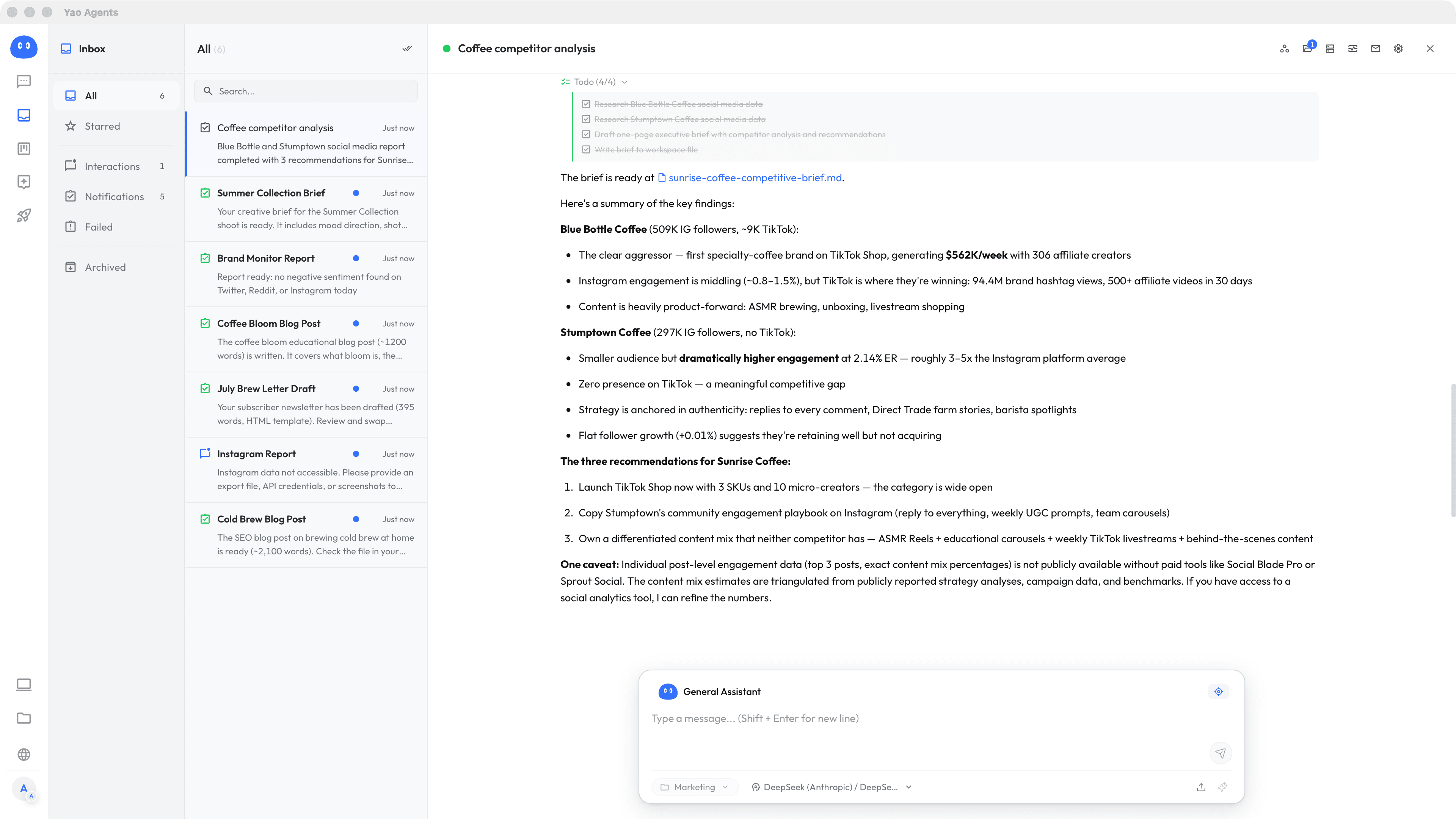 Yao Agents Smart Inbox
